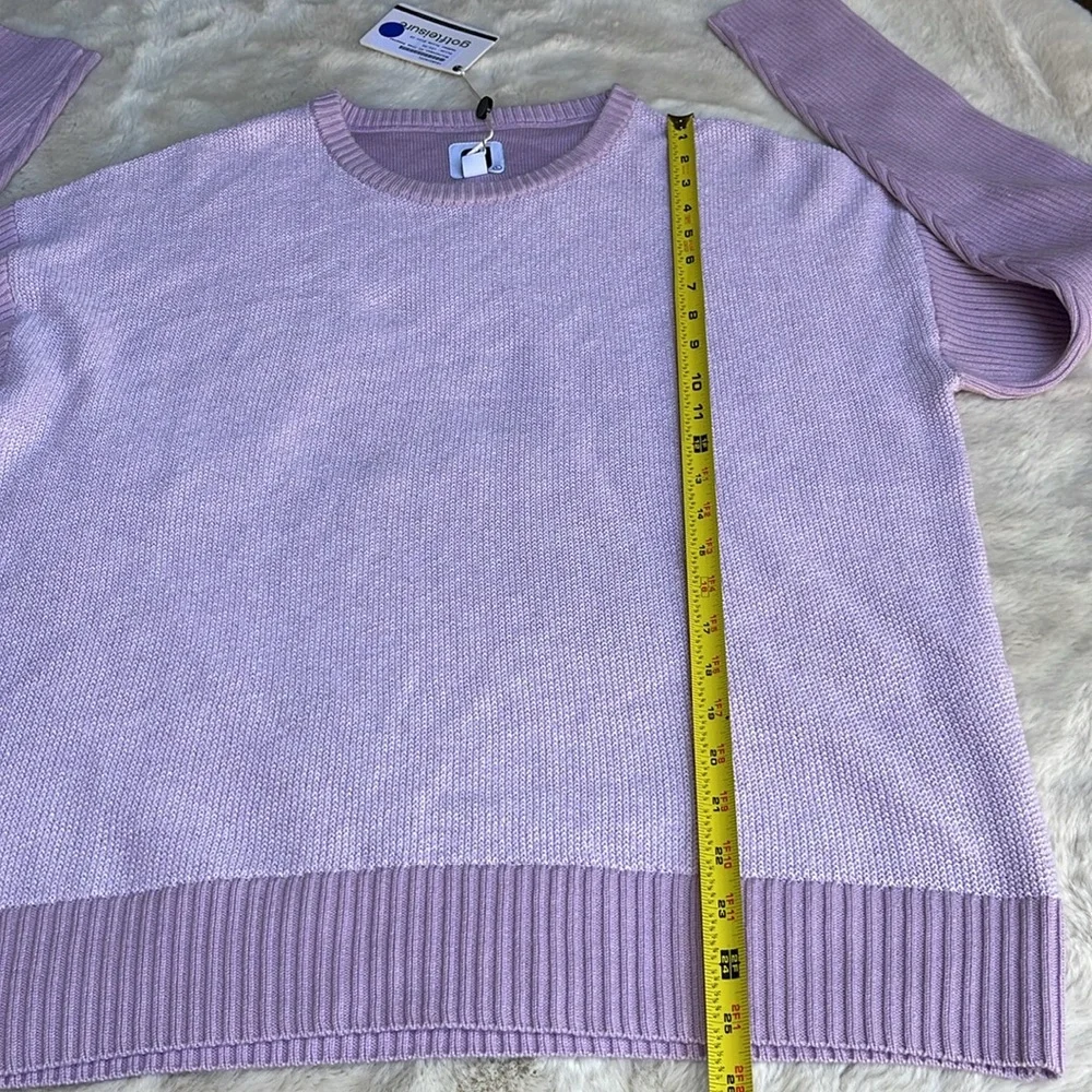 FootJoy crewneck sweater in purple cloud - Picture 11 of 12